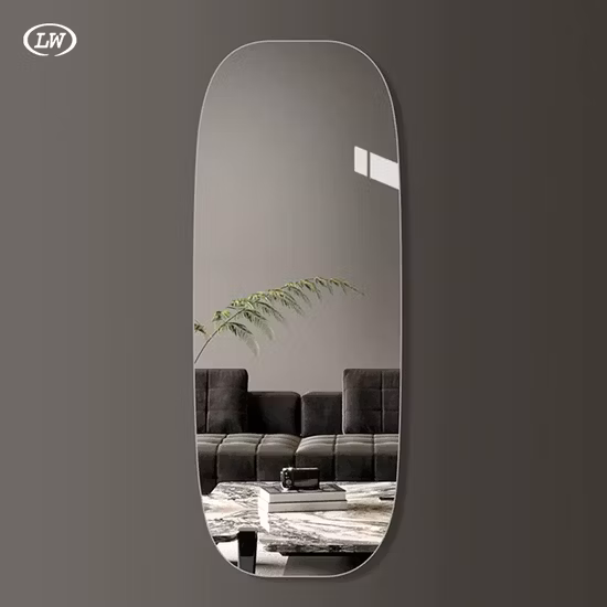 Nuvem forma irregular curativo de corpo inteiro decoração espelho moderno montado na parede