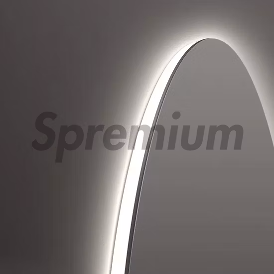 Atacado Home Decorative Irregular Smart Glass Vanity Furniture LED Banheiro Vanity Wall Luminous Mirror Espejos