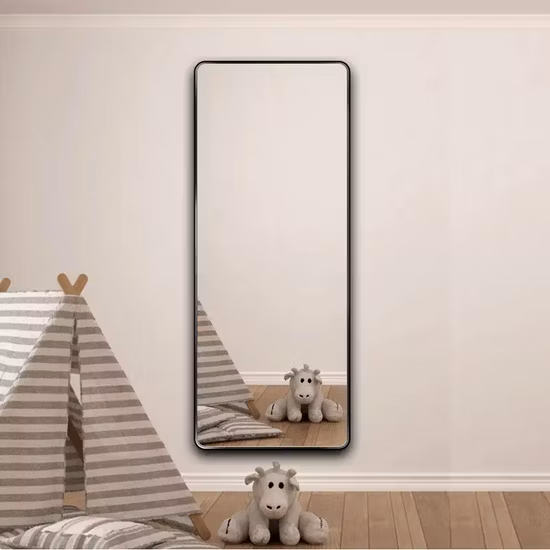 160*60cm Espelho de vestir decorativo em forma de onda de comprimento total